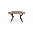 Стол обеденный HALMAR PERONI орех/черный 100-250/100